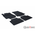Original Gledring Passform Fußmatten Gummimatten 4 Tlg.+Fixing - Mercedes-Benz B Klasse BR245 2005->05.2018